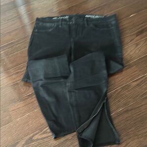 Madewell Black Skinny Ankle Jeans